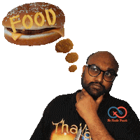 popupster food eating eat thinking Sticker