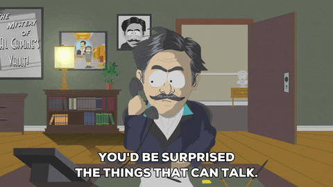 surprised telephone GIF by South Park 