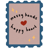Art Heart Sticker by Mabiang Seni