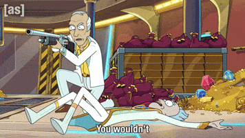 Rick And Morty Gun GIF by Adult Swim