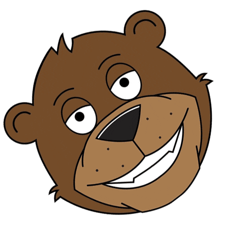 itsbeargrillz friends dj bear robot Sticker