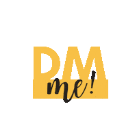 Cat Dm Me Sticker