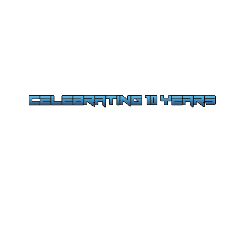 10 Years Hardcore Sticker by Insomniac Events