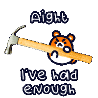 Angry Sticker Sticker