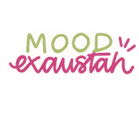 Mood Exausta Sticker by Fernanda Chaves