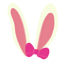 Easter Sunday Rabbit Sticker by Brown Eye Design