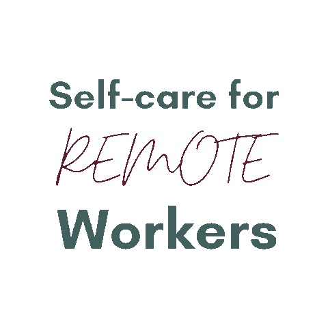 KimGorchs meditation selfcare work from home self-care Sticker