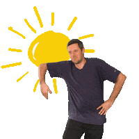 Happy Day Thumbs Up Sticker by Starkl Gartencenter