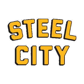 Pittsburgh Sticker by Steel City Brand