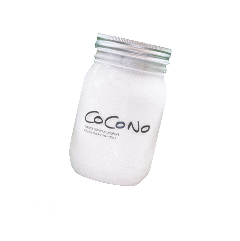 COCONO_TOKYO giphyupload shake it up cocono coconut yoghurt Sticker