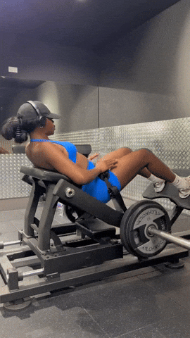 BamBamDoubleBB giphyupload glute drive machine GIF