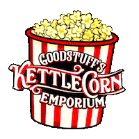 MrGoodstuff popcorn goodstuff kettle corn emporium kettle corn Sticker