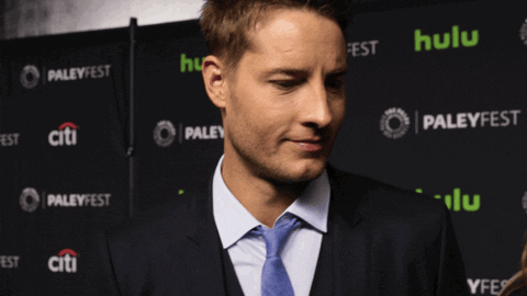 Shocked Justin Hartley GIF by The Paley Center for Media