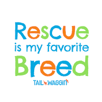 Rescue Sticker by Tail Waggin'