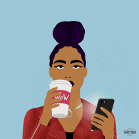 Reading Takeaway Coffee GIF by World Of Women