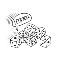 Die Role Playing Sticker by Fredley Group of Companies