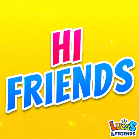 Hey Hey Hello GIF by Lucas and Friends by RV AppStudios