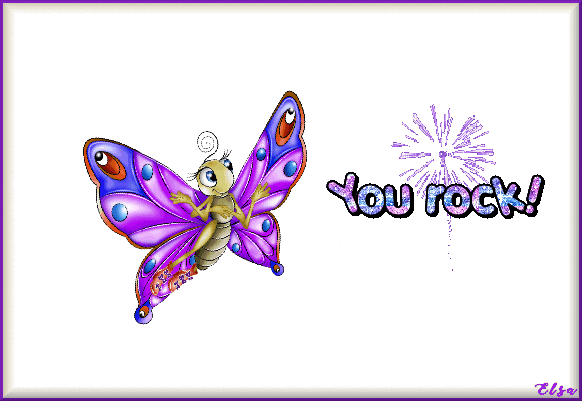 Animated Card You Rock GIF