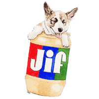 Happy Peanut Butter Sticker