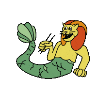 Singapore Merlion Sticker by Hawkers Asian Street Food