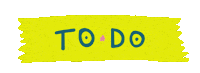 To Do List Tape Sticker by Wichita with Love