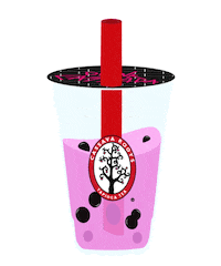 CassavaRoots bubble tea tapioca taro cassava roots Sticker