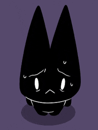 Meowlove_world reaction cat sad black GIF