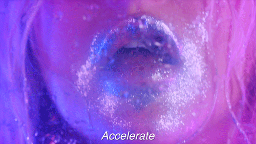 accelerate GIF by Christina Aguilera