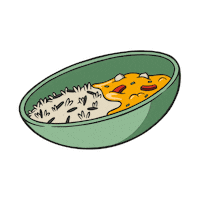 Curry Basmati Sticker by Reishunger