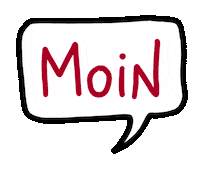 Cartoon Hallo Sticker
