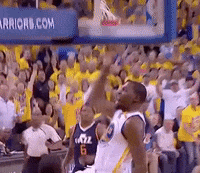 Excited Nba Playoffs GIF by NBA