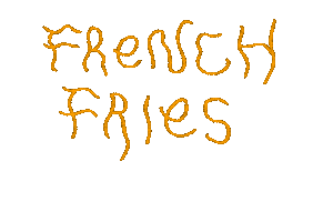 French Fries Sticker by carriesloane