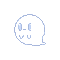 mellowsupreme pixel halloween ghost pixel art Sticker