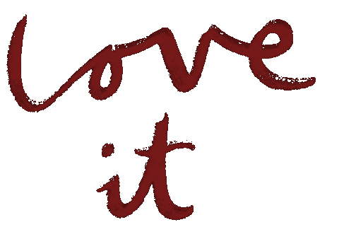 Love It Sticker by Louisa Taylor Studio