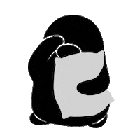 tired good night Sticker by Melissa Goh