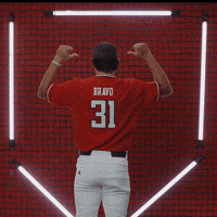 Damian Bravo GIF by Texas Tech Baseball