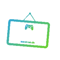 sparstrom_de game gaming play energy Sticker