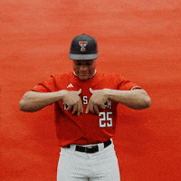 Chase Thomas GIF by Texas Tech Baseball