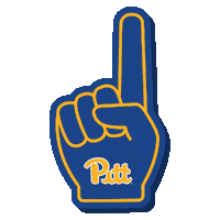 College Colors Day H2P Sticker by Pitt Panthers