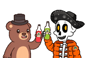 Celebrate Teddy Bear Sticker by BEARISH