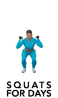 Squats Jen Widerstrom Sticker by Openfit