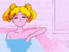 sailor moon bath GIF