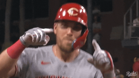 Happy Celebration GIF by Cincinnati Reds
