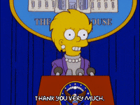 lisa simpson politics GIF