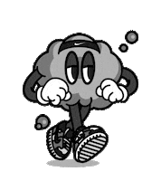 Walk Running Sticker by zunan
