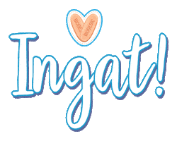 Biogesic care fh fingerheart blueheart Sticker