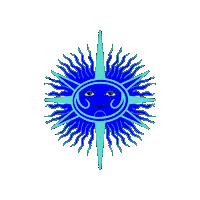 Blupalm Sticker by Blu Scarpa