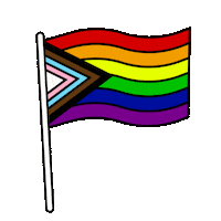 gelitries rainbow gay pride flag Sticker