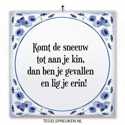 Winter Humor GIF by Tegelspreuken.nl