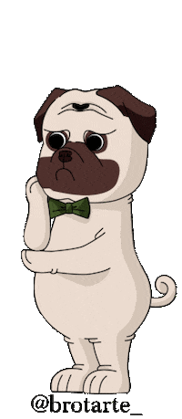 Dog Sticker by Brotarte